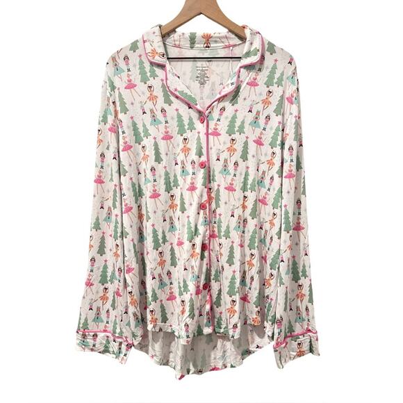 Little Pajama Co Holiday Nutcracker Ballet PJ Set Women’s XL NWT - Picture 2 of 11